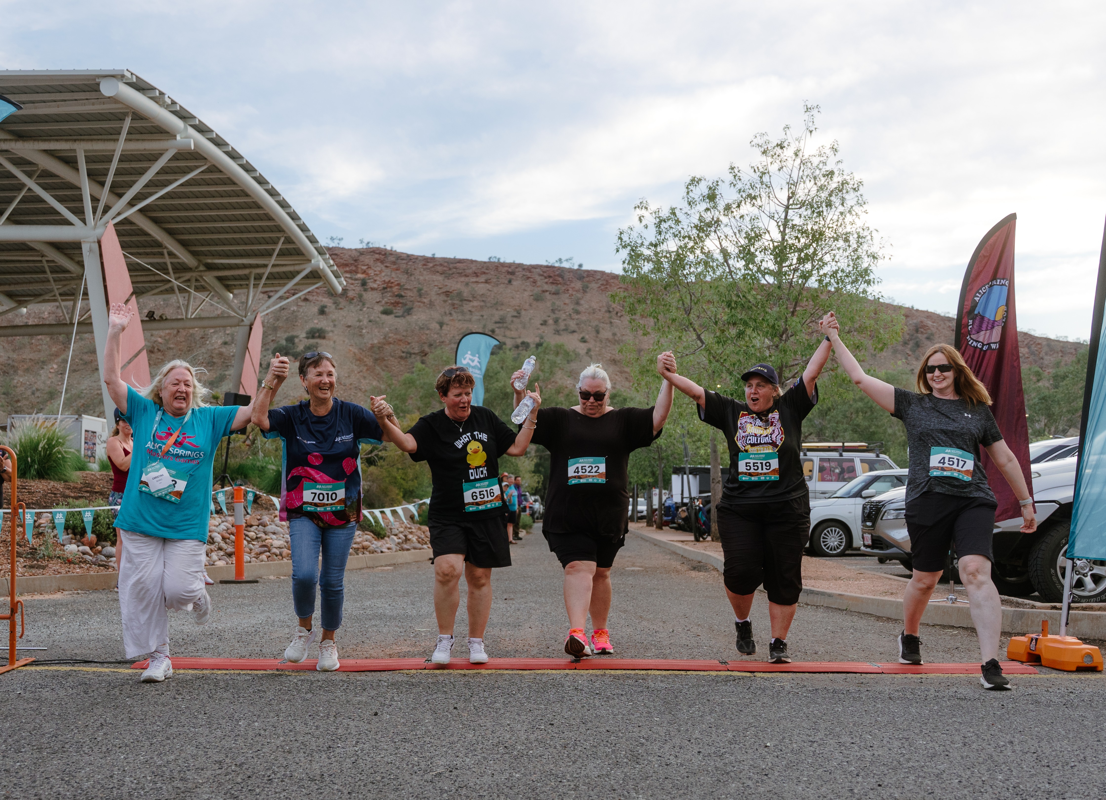 Participants at the Masters Miles Alice Springs Masters Games 2026